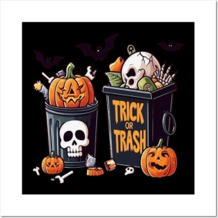 trick or trash Posters and Art